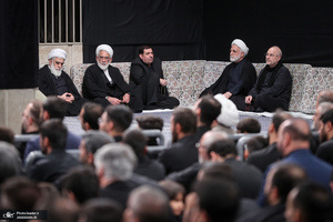 مراسم عزاداری شب تاسوعای حسینی در حسینیه امام خمینی