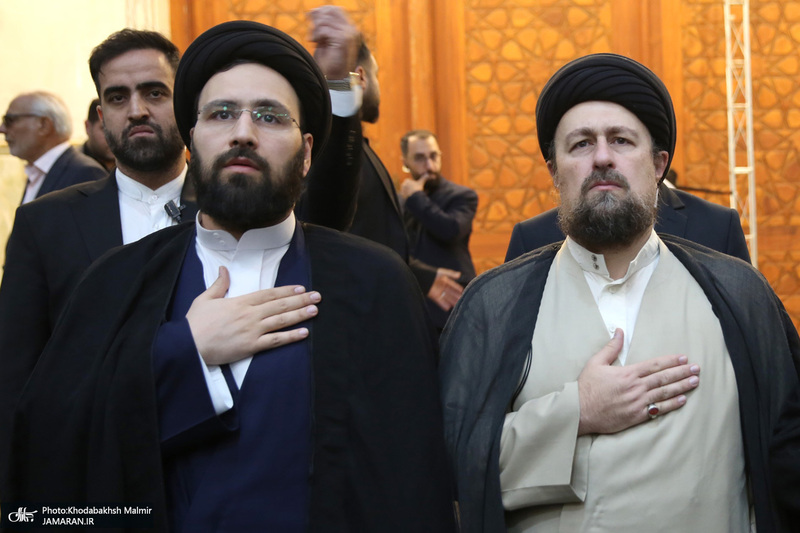 مراسم تشییع نوه حجت الاسلام والمسلمین علیخانی در حرم مطهر امام خمینی (س)