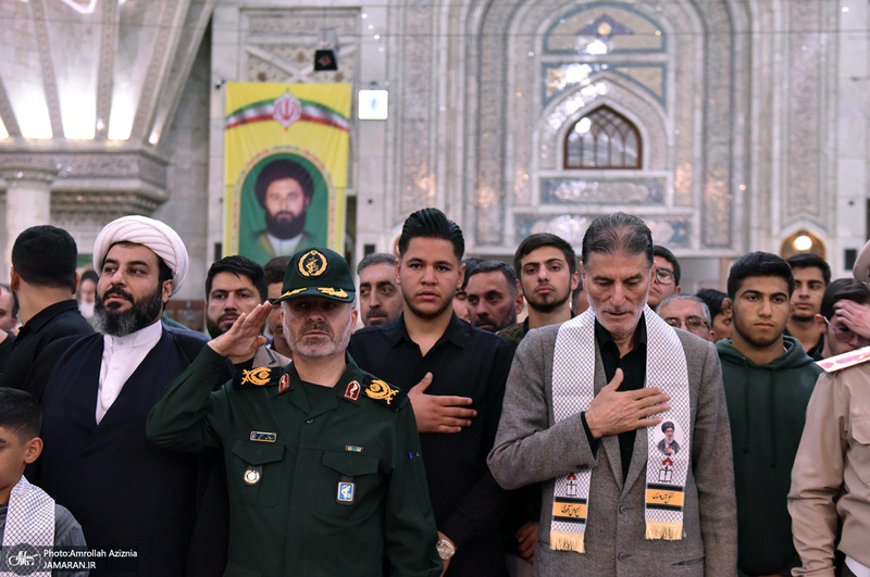 مراسم تجدید میثاق سازمان بسیج دانش آموزی با آرمان های امام خمینی (س)
