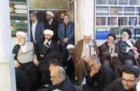مجلس سوگواری شهادت امام جعفر صادق (ع) در دفتر آیت الله العظمی صانعی (9)