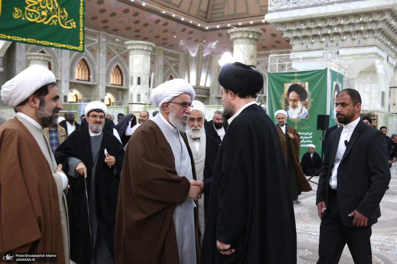 دیدار دبیرکل و کارکنان مجمع جهانی اهل بیت (ع) با سیدحسن خمینی