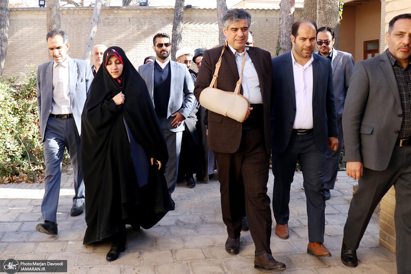 بازدید زهرا بهروزآذر، معاون رئیس جمهور از بیت تاریخی امام در خمین