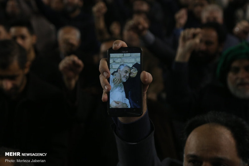 راهپیمایی مردم سراسر کشور در محکومیت ترور سردار قاسم سلیمانی 