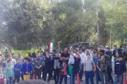 همایش پیاده روی در نیر برگزار شد