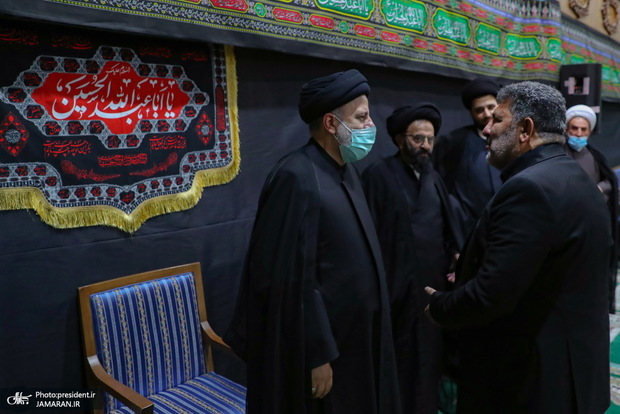 مراسم عزاداری سالار شهیدان در نهاد ریاست جمهوری با حضور رئیسی/ گزارش تصویری