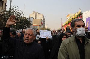 مراسم تشییع پیکرهای مطهر 100 شهید گمنام در تهران-4