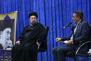 دیدار رئیس سازمان اداری و استخدامی و مدیران نظام اداری کشور با سید حسن خمینی