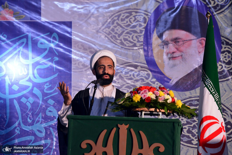 مراسم جشن شب عید غدیر در جوار حرم مطهر بنیانگذار جمهوری اسلامی ایران