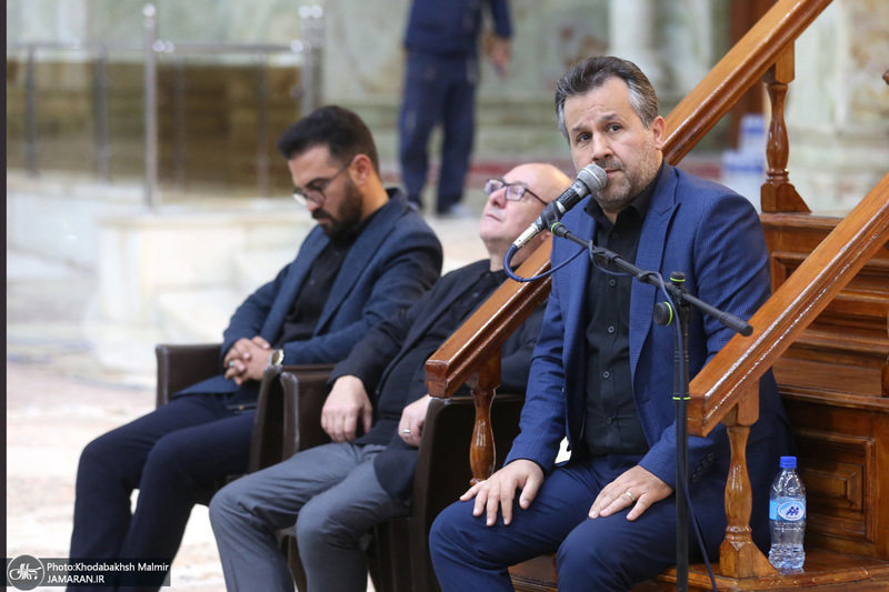 مراسم چهلمین روز در گذشت نوه قدرت الله علیخانی در حرم مطهره امام خمینی (س)