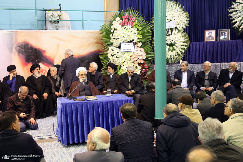 مراسم بزرگداشت آیت الله موسوی بجنوردی (ره) در حسینیه جماران - 3