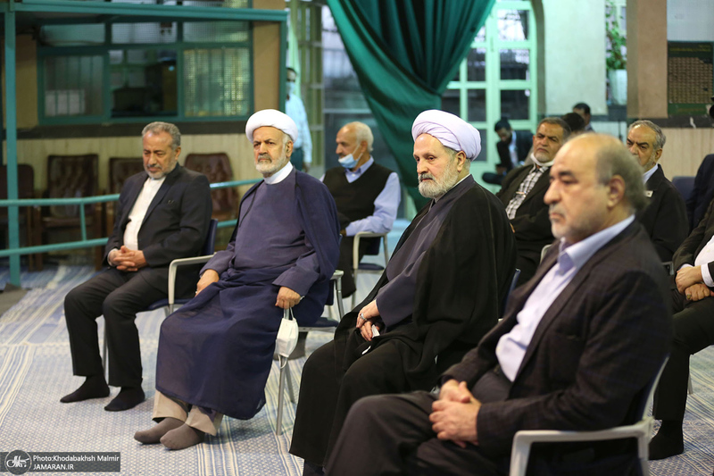 دیدار جمعی از معاونین و سفرای سابق وزارت خارجه‎‎ با سید حسن خمینی