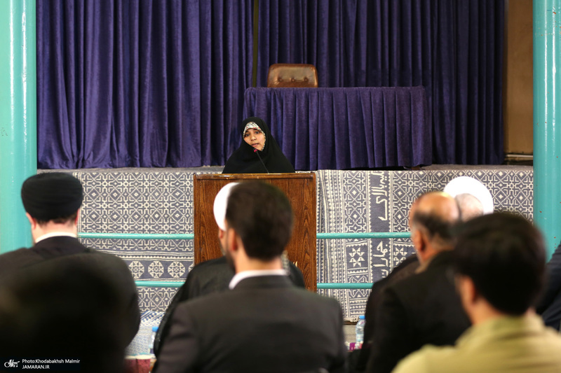 دیدار اعضای جبهه فرهنگی نقلاب اسلامی با سید حسن خمینی