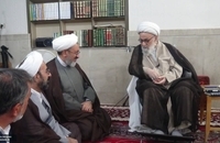 دیدار اعضای شورای سیاستگذاری همایش وکلای شرعی امام خمینی(س) با آیت‌الله گرامی