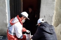 توزیع 25 هزار بسته بهداشتی مقابله با کرونا توسط هلال احمر