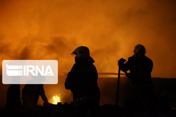 آتش‌سوزی در راسته کفاشان بازار تبریز