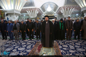 مراسم عزاداری شام غریبان در حرم مطهر حضرت امام خمینی(س) 
