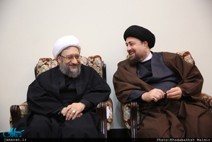 حاشیه تجدید میثاق رئیس قوه قضائیه و مسئولان عالی قضایی با آرمان‌های امام خمینی(س)