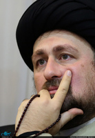 دیدار جمعیت «طلوع بی نشان ها» با سید حسن خمینی 