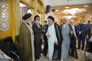 مراسم اربعین شهدای خدمت در حرم حضرت معصومه (س)