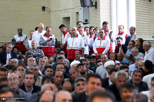 حضور سید حسن خمینی در روستای خیارج استان قزوین -3