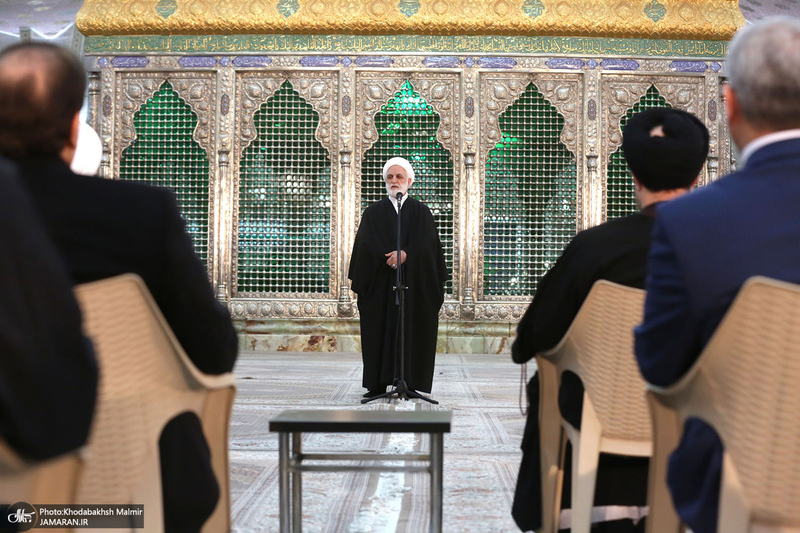 تجدید میثاق رئیس قوه قضائیه و مسئولان عالی قضایی با آرمان‌های حضرت امام خمینی (س)