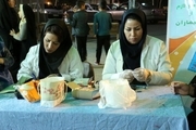 تست رایگان قند و فشار خون روزه داران در مشهد