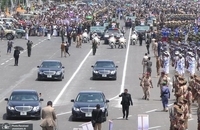 تشییع جنازه نخست وزیر یمن و وزرای دیگر با حضور هزاران یمنی (8)