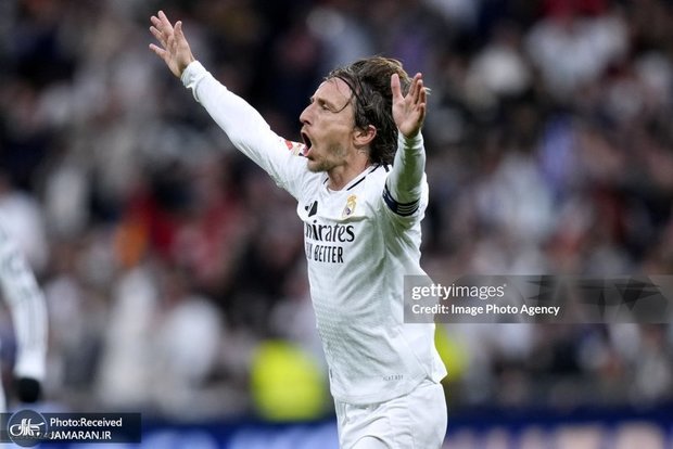 ویدیوی سوپرگل حسرت انگیز لوکا مودریچ برای رئال مادرید