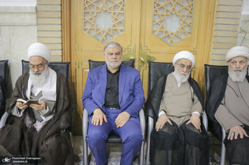 مراسم بزرگداشت آیت‌الله العظمی فیاض در حرم مطهر حضرت معصومه (س)