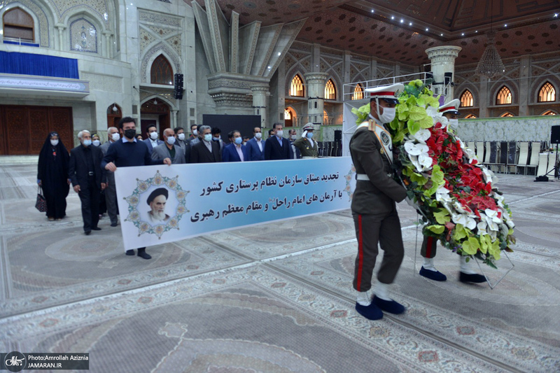 تجدید میثاق اعضای شورای عالی و هیات رئیسه سازمان نظام پرستاری با آرمان های امام خمینی(س)