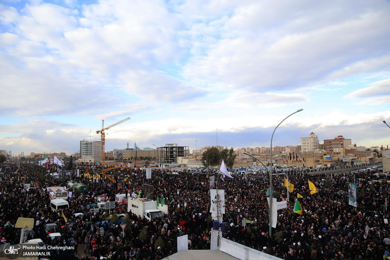 مراسم تشییع باشکوه سپهبد حاج قاسم سلیمانی در قم