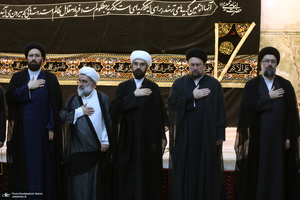 مراسم عزاداری شب تاسوعای حسینی در حرم مطهر امام خمینی (س)