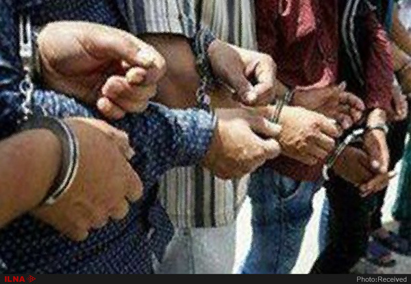 دستگیری سارقان طلافروشی در شهرستان صحنه