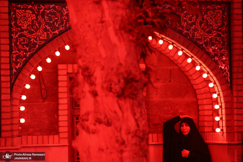 مزاسم شب تاسوعای حسینی (ع) در امام زاده صالح (ع)