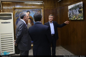 بازدید رئیس سازمان بازرسی کشور آذربایجان از بیت امام خمینی (س) در جماران 