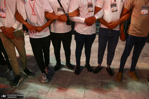 عزاداری قبیله بنی عامر در بین الحرمین در آستانه روز اربعین