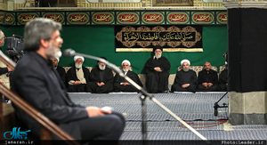 مراسم عزاداری شام شهادت حضرت فاطمه زهرا (س) در حسینیه امام خمینی