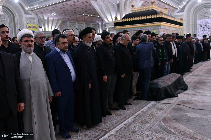مراسم تشییع و تدفین همسر آیت الله موسوی بجنوردی (ره) -1