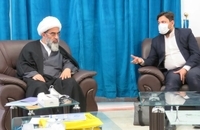 دیدار مدیر نمایندگی موسسه تنظیم و نشر آثار امام خمینی در قم با آیت الله فاضل لنکرانی (6)