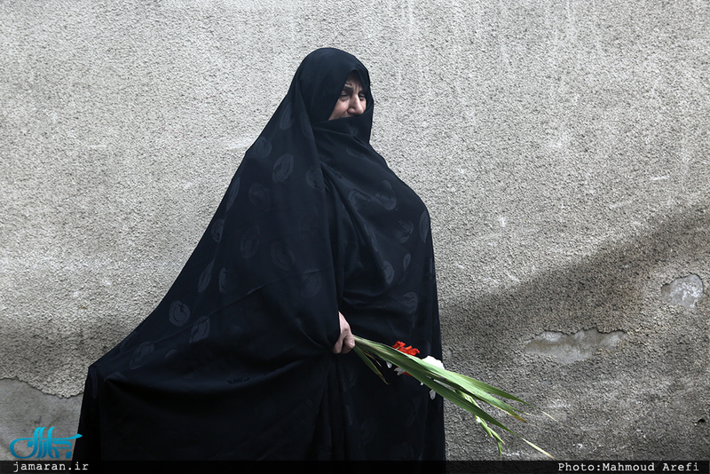 مراسم تشییع و خاکسپاری پیکر مطهر شهید گمنام در حوزه علمیه معیر 