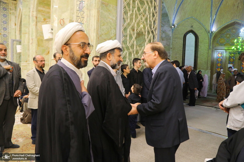 مراسم ترحیم آیت الله نورالله شاه آبادی(ره) در مسجد اعظم قم