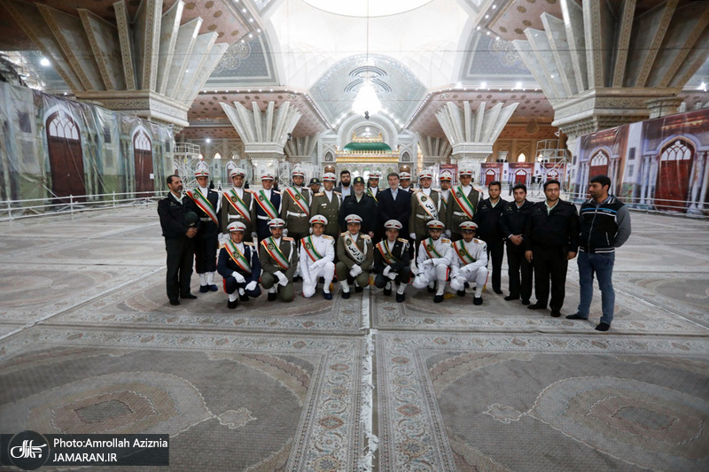 حضور فرمانده نیروی انتظامی در حرم مطهر امام خمینی(س)