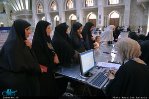 انتخابات ریاست جمهوری و پنجمین دوره‌ی انتخابات شوراهای اسلامی-حرم مطهر امام خمینی(س)