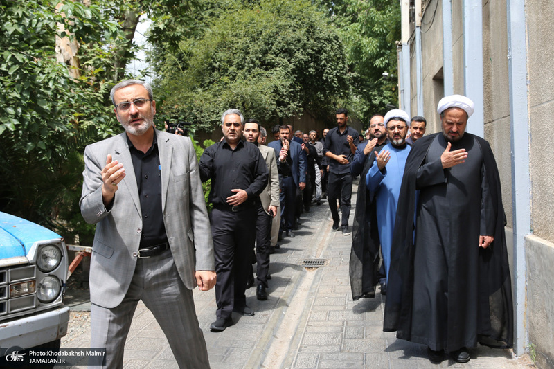 مراسم عزاداری کارکنان موسسه تنظیم ونشر آثار امام خمینی (س) به مناسبت دهه اول محرم