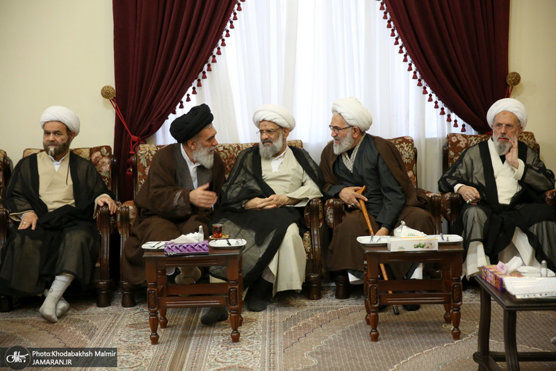 حاشیه تجدید میثاق هیأت رئیسه و اعضای مجلس خبرگان رهبری با آرمان های امام خمینی(س)