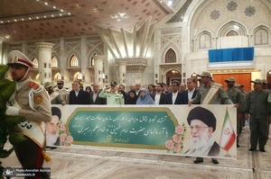 تجدید میثاق رئیس و مسئولان سازمان حفاظت محیط زیست با آرمان‌های حضرت امام خمینی (س)