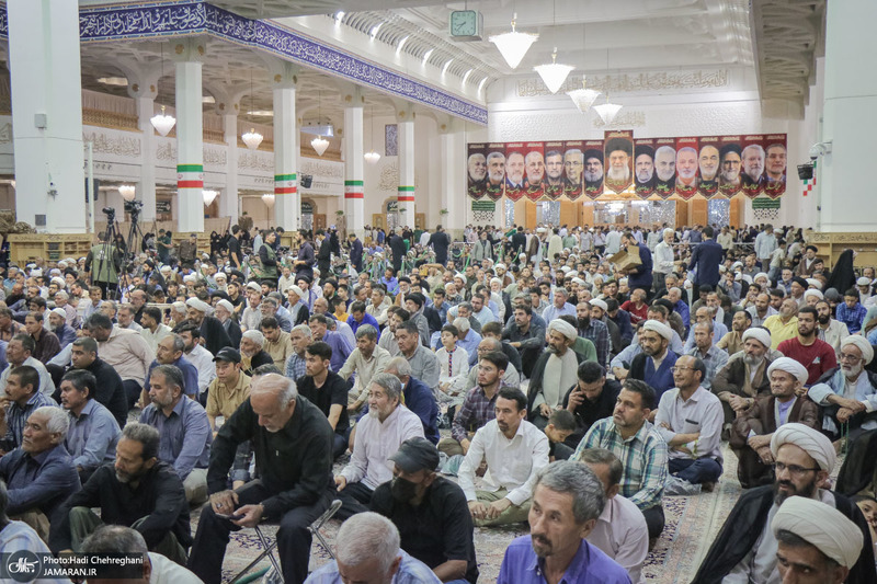 مراسم بزرگداشت آیت‌الله العظمی فیاض در حرم مطهر حضرت معصومه (س)