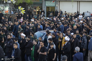 دسته عزاداری شهادت حضرت علی (ع) با حضور آیت‌الله العظمی وحید خراسانی