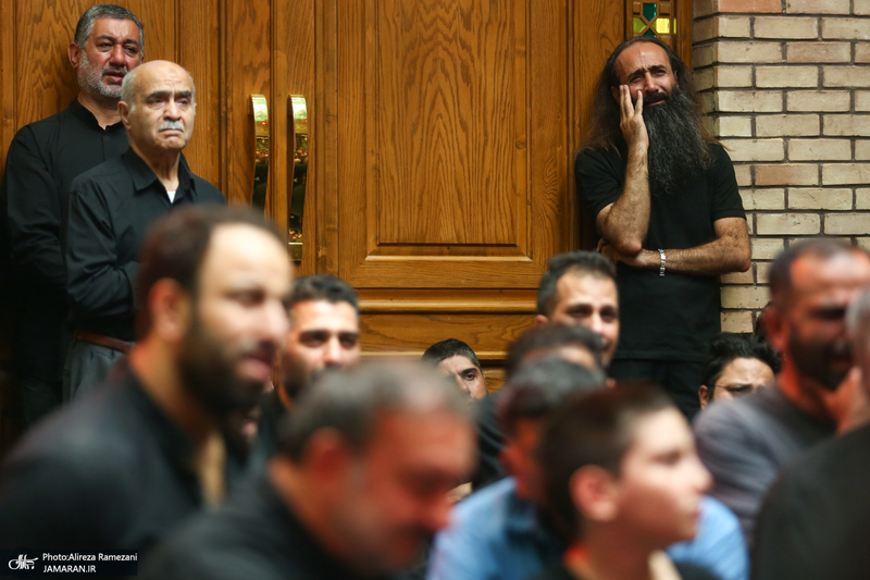 مراسم تشییع پیکر پیر غلام اهل بیت (س) حاج حسین عرب