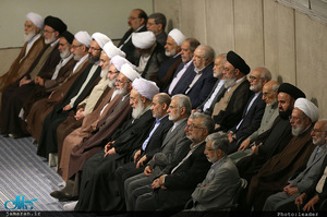 دیدار مسئولان نظام و سفرای کشورهای اسلامی با رهبر معظم انقلاب